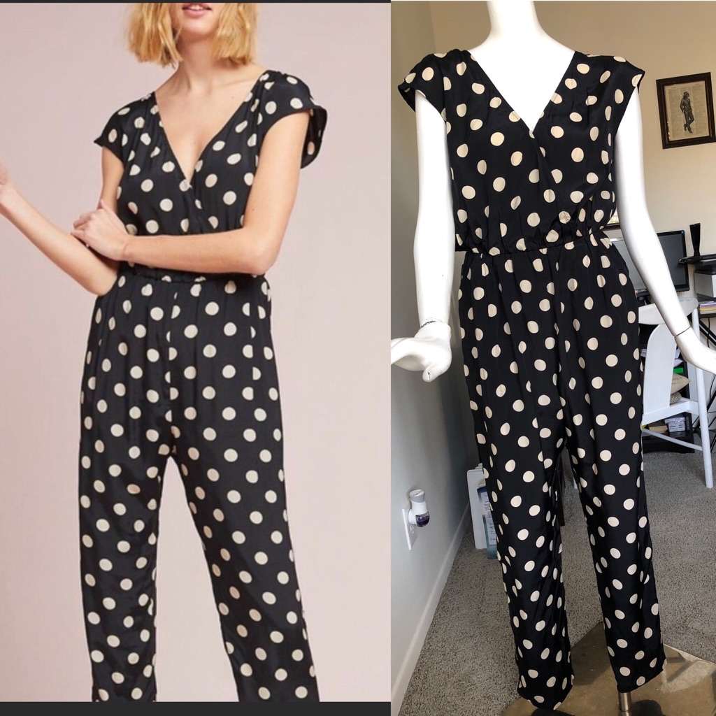 Anthropologie Corey Lynn Calter Polka Dot Jumpsuit